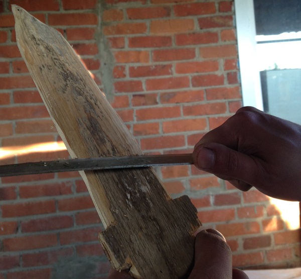 toys made of wood. how to make a sword with your own hands
