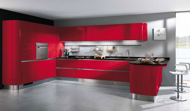 scarlet kitchen furniture, Tess series, Scavolini