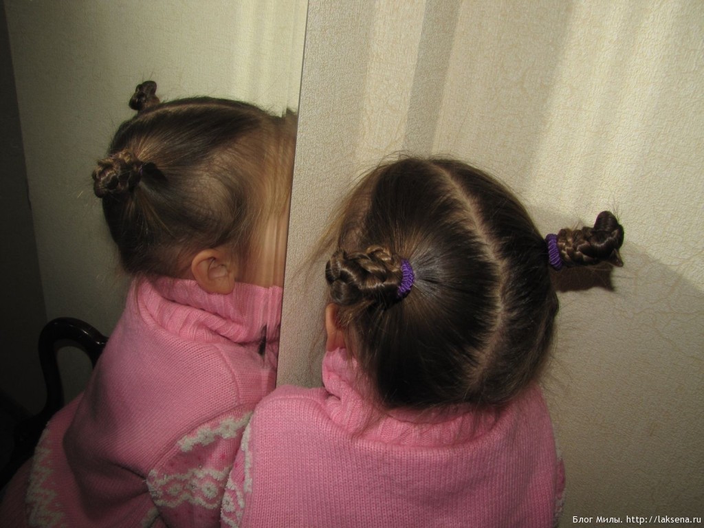 New Year's hair for moms and their daughters. Photo Number 11