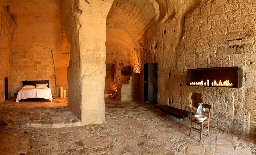 Interior in medieval style
