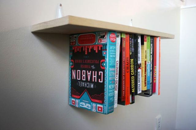 an inverted bookshelf with your own hands, ed lewis