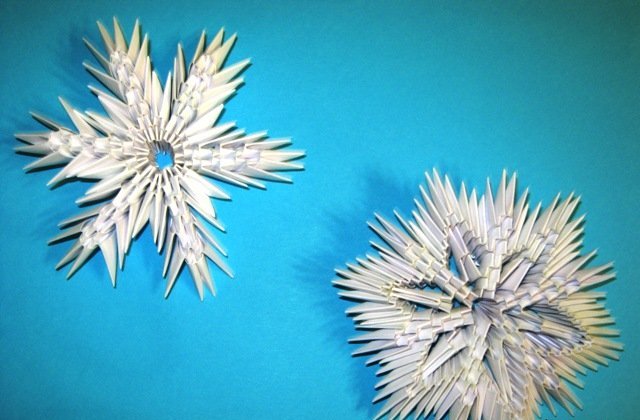 Snowflake from origami-10 modules