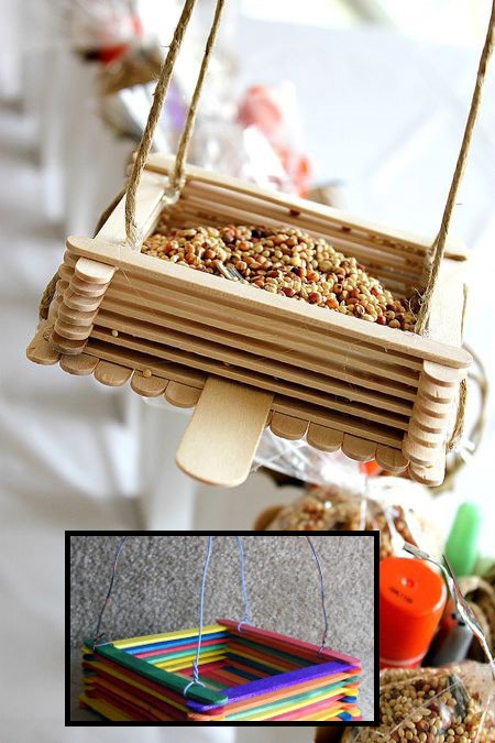 How to make a bird feeder with your own hands.