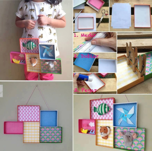 How to make a box. Crafts from the hands of boxes (17)