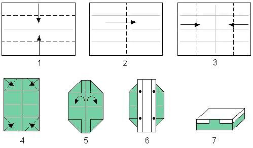 How to make a box. Crafts from the boxes