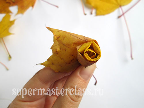 Як зробити троянди з кленового листя своїми руками
