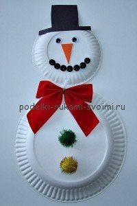 как да направите снежен човек зимни ръчно изработени предмети с детски собствени ръце 
