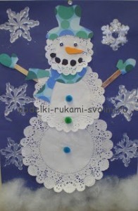 how to make a snowman winter handmade articles with children own hands 