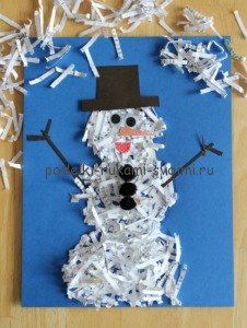 how to make a snowman winter handmade articles with children own hands 