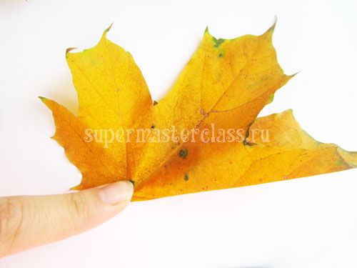 How to make a crown of maple leaves