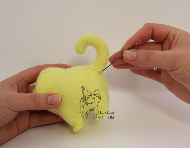 Dry felting of the seal