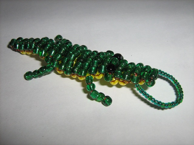 How to weave a crocodile