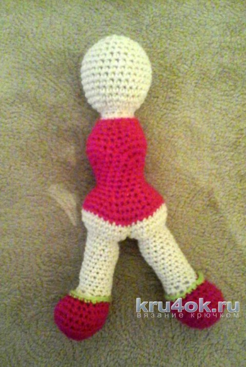 Pupa - strawberry crochet. Katerina's work knitting and knitting patterns