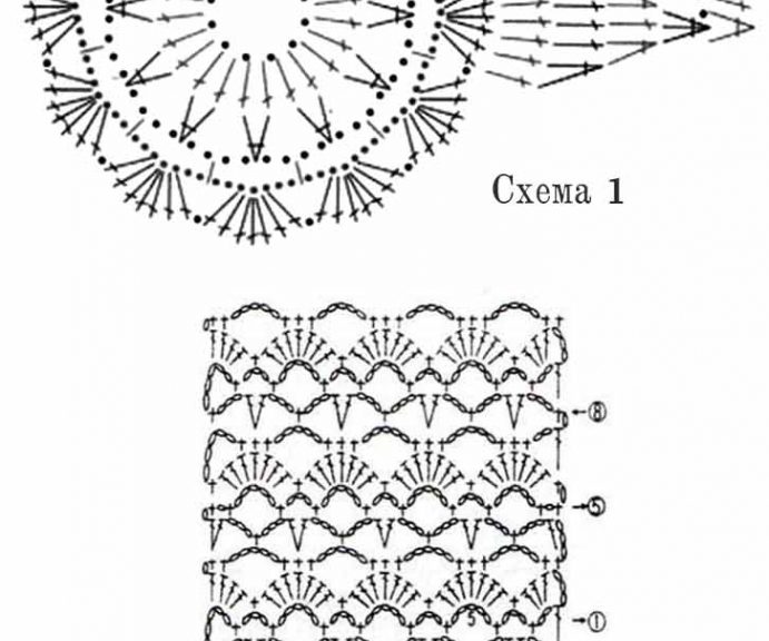 Панамка для хвостиков крючком схемы