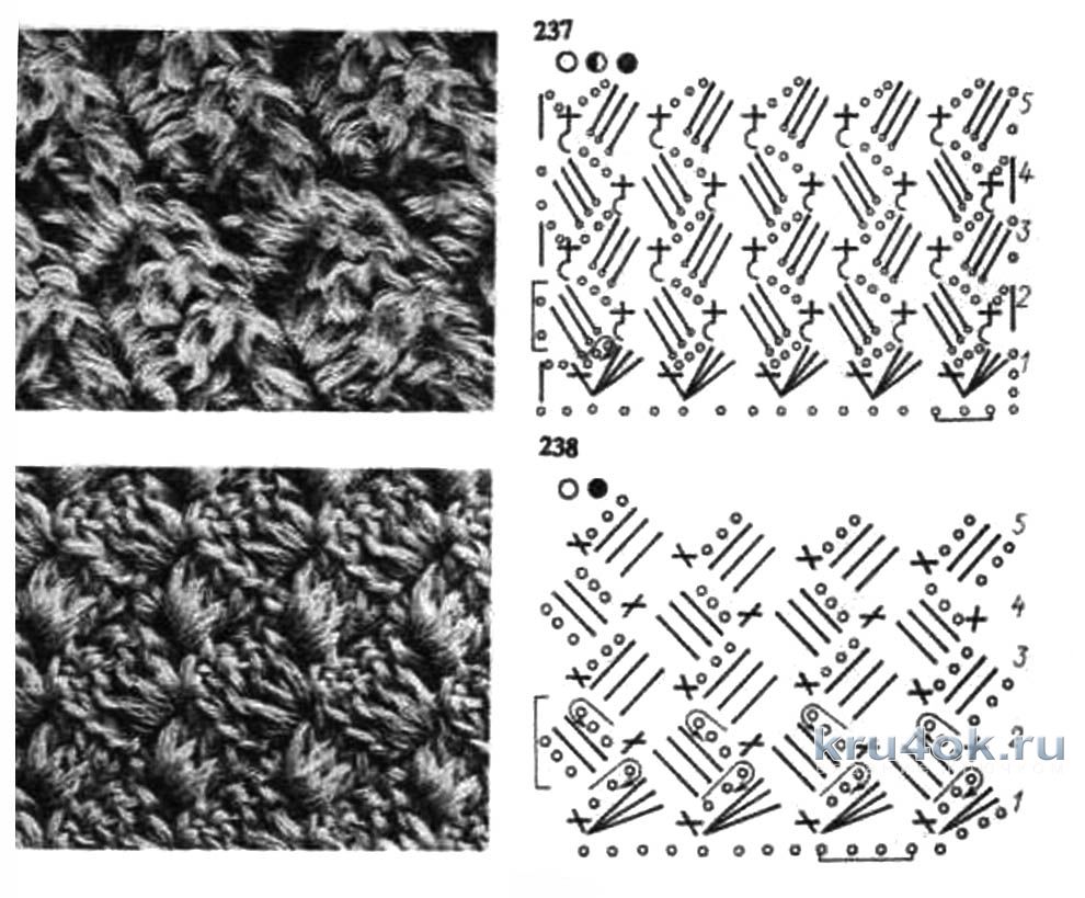 Рисунок плетенка крючком