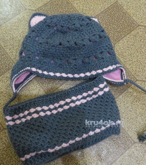 A cap and a snitch crochet. The work of Anna Kuznetsova knitting and knitting patterns