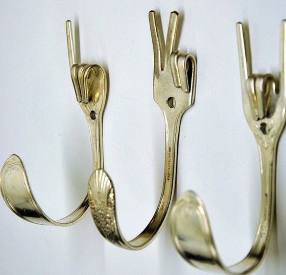 Hooks from cutlery