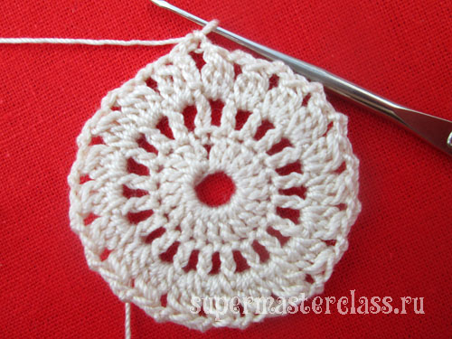 Crochet simple square napkins