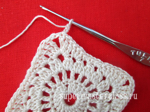 Crochet napkins: square, rectangular