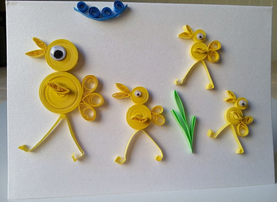 Quilling is a master class. Pictures and postcards by own hands 