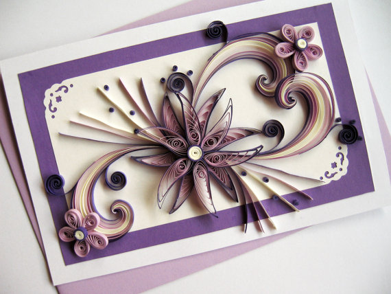 Quilling is a master class. Pictures and postcards by own hands 