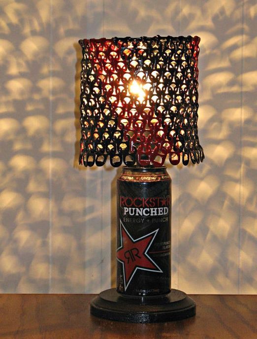 beer can lamp