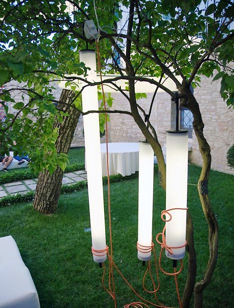 висящи градински лампи 