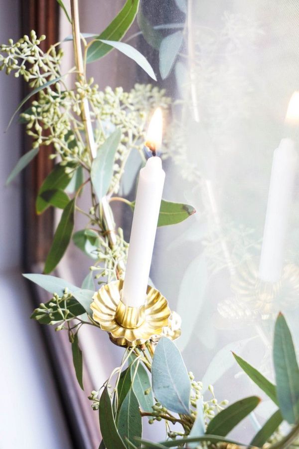 wreath-candlestick by one's own hands
