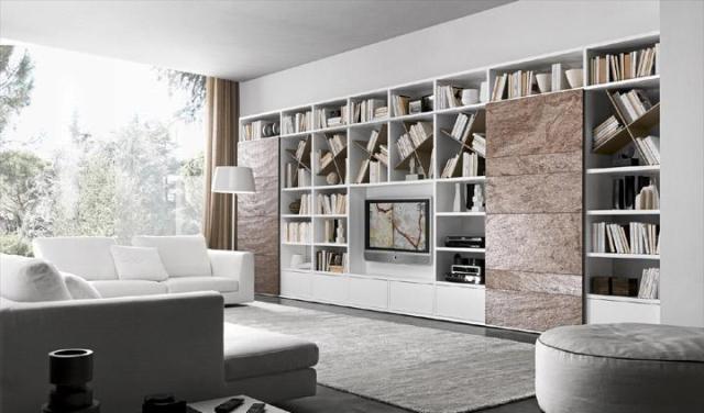 Interior of the living room collection of pari & dispari, presotto