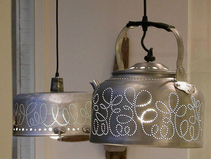 chandelier of their old teapot