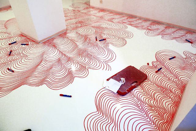 floor effect with a marker