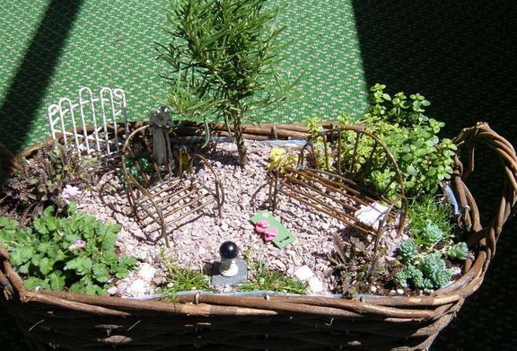 Miniature Garden - Imitation of a Real Garden