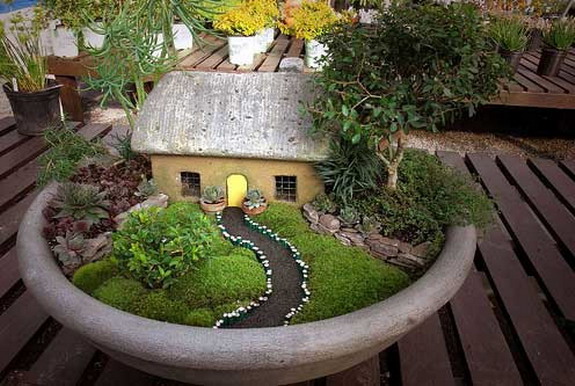 Miniature Garden - Village House