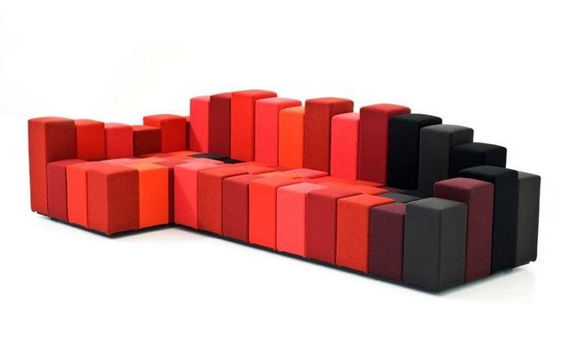 Multicolor Modulaire Sofa Transformator Do-Lo-Rez