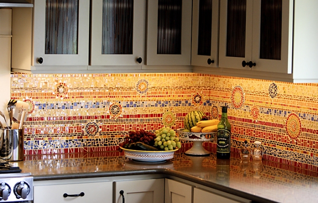 фартух для кухні плитка мозаїка