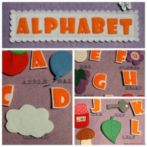 English alphabet book