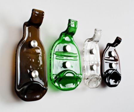 Wall Hangers - Hooks from Pressed Bottles