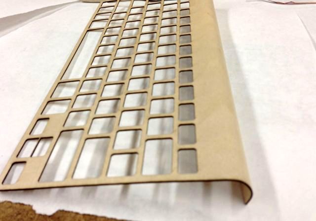 The process of creating a wooden keyboard with your own hands
