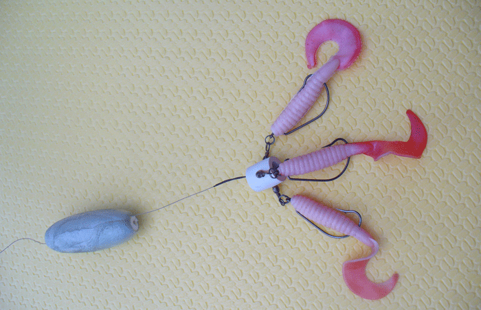 Unusual jig for large fish