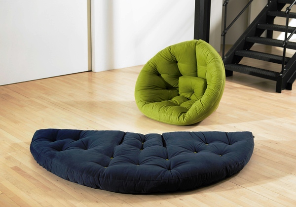 bright futon chair