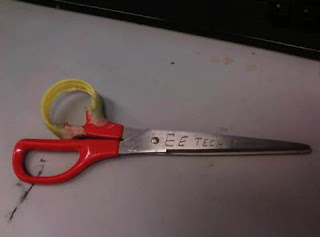 Repair of scissors.