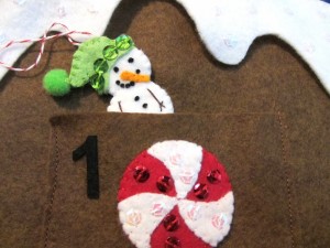 New Year's articles made of felt. How to make a calendar yourself (
