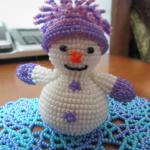 Ideas for creating New Year snowmen with their own hands