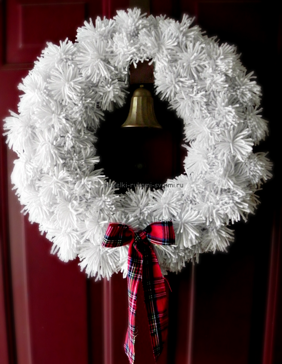 New Year's wreaths with their own hands