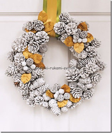 New Year's wreaths with their own hands