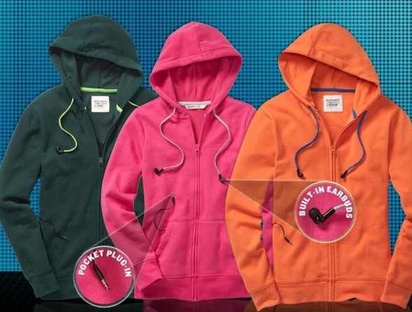 hoodies with built-in headphones old navy