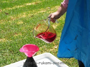 Experiments for children. How to make a volcano.