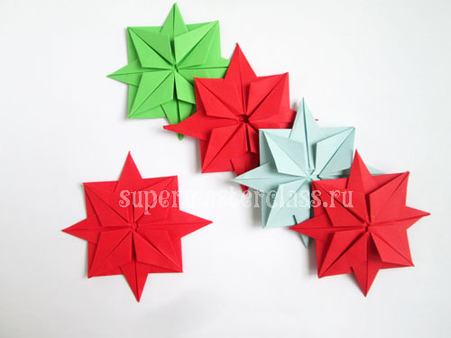 How to make an origami star