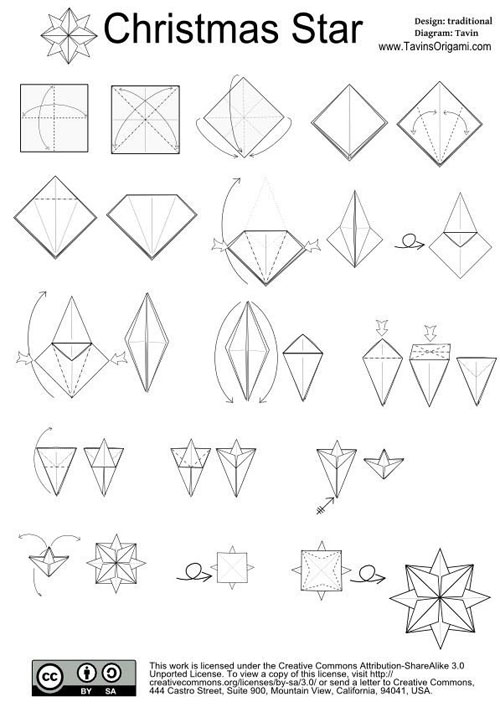 Origami Star: Scheme