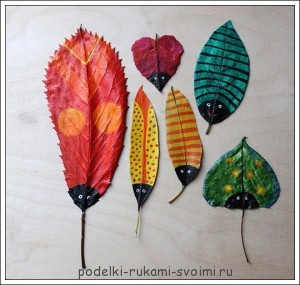 Autumn crafts with children